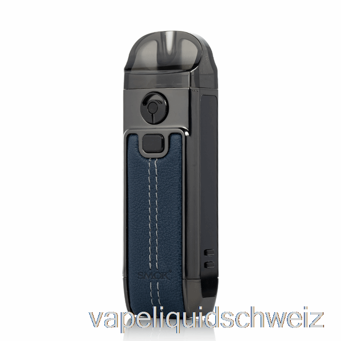 Smok Nord 4 80w Pod Kit Blaues Leder Vape Schweiz